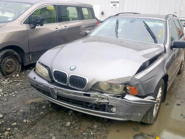 WBADR63472GN92139 - 2002 BMW 540 IT AUT GRAY photo 9