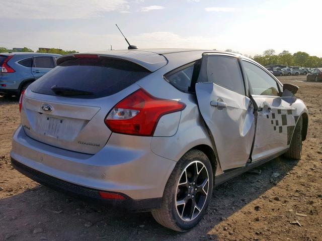 1FAHP3N29CL310716 - 2012 FORD FOCUS TITA SILVER photo 4