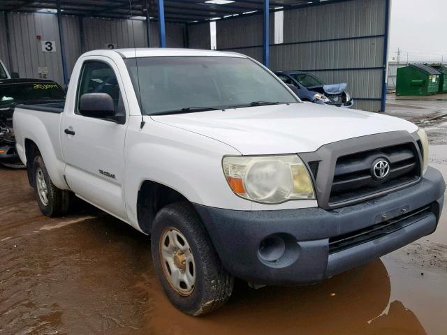 5TENX22NX6Z314589 - 2006 TOYOTA TACOMA WHITE photo 1