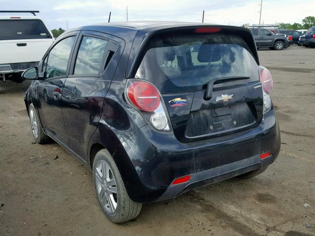 KL8CA6S99EC517983 - 2014 CHEVROLET SPARK LS BLACK photo 3