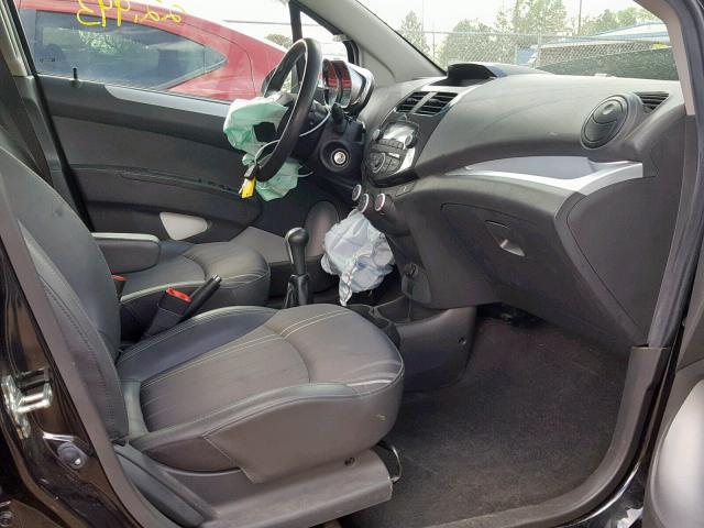 KL8CA6S99EC517983 - 2014 CHEVROLET SPARK LS BLACK photo 5