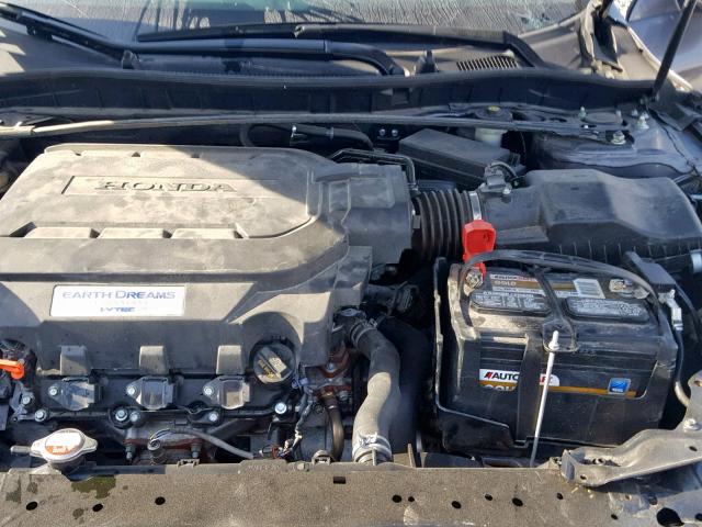 1HGCR3F8XGA007576 - 2016 HONDA ACCORD EXL GRAY photo 7