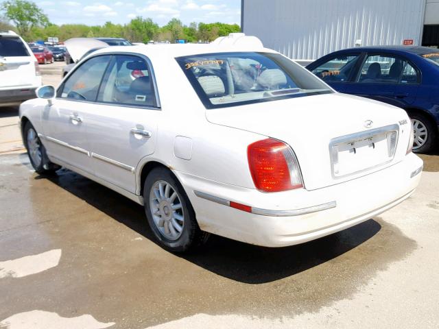 KMHFU45E54A369264 - 2004 HYUNDAI XG 350 WHITE photo 3