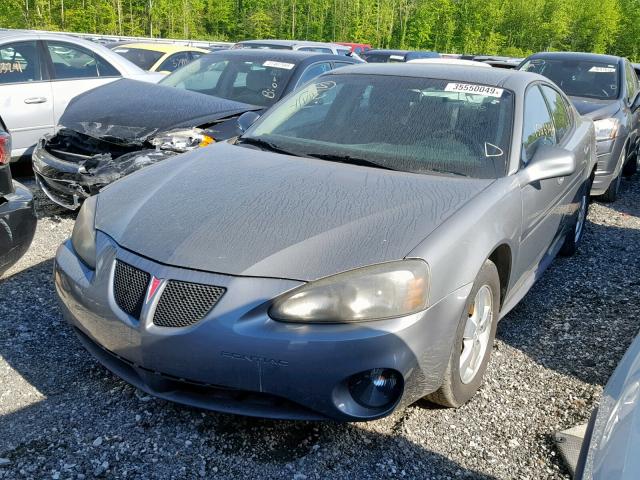 2G2WP552281109545 - 2008 PONTIAC GRAND PRIX GRAY photo 2