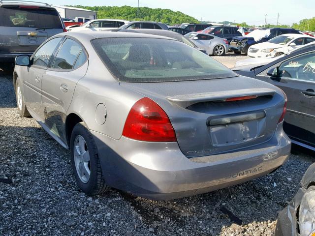 2G2WP552281109545 - 2008 PONTIAC GRAND PRIX GRAY photo 3