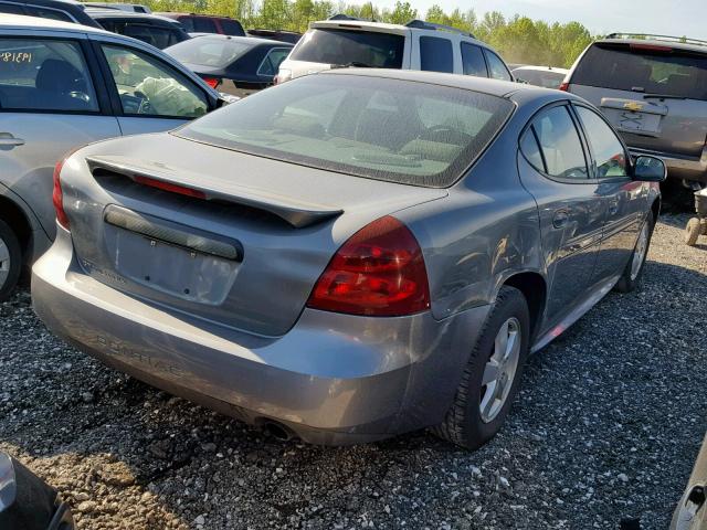 2G2WP552281109545 - 2008 PONTIAC GRAND PRIX GRAY photo 4