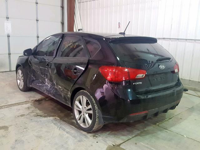 KNAFW5A32B5424426 - 2011 KIA FORTE SX GRAY photo 3