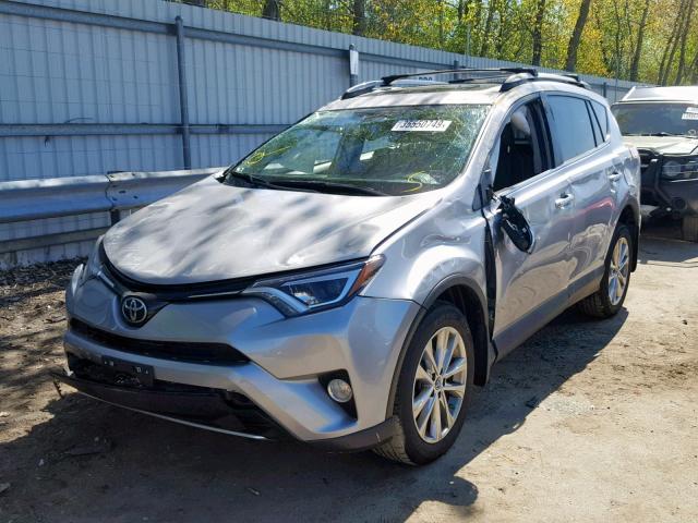 2T3DFREV3HW687829 - 2017 TOYOTA RAV4 LIMIT SILVER photo 2