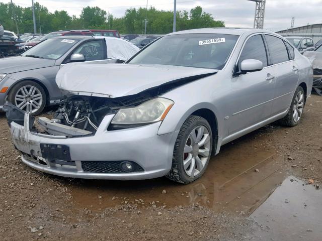 JNKAY01F66M256045 - 2006 INFINITI M35 BASE SILVER photo 2