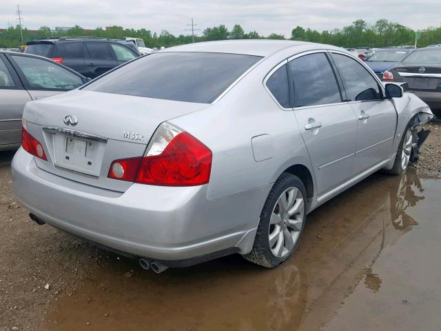 JNKAY01F66M256045 - 2006 INFINITI M35 BASE SILVER photo 4