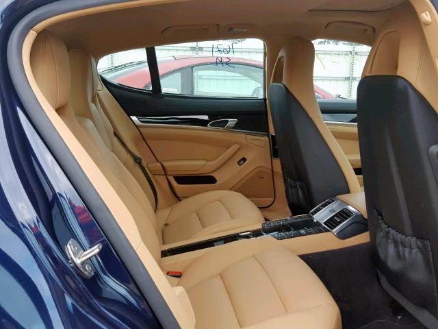 WP0AD2A70GL041298 - 2016 PORSCHE PANAMERA S BLUE photo 6