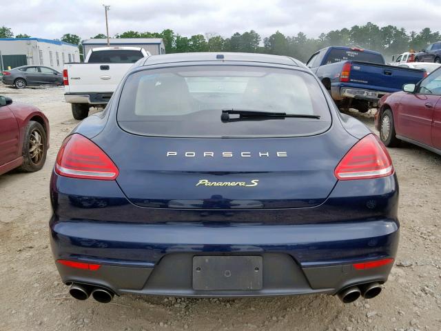 WP0AD2A70GL041298 - 2016 PORSCHE PANAMERA S BLUE photo 9