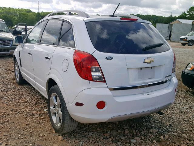 3GNAL3EK8ES561612 - 2014 CHEVROLET CAPTIVA LT WHITE photo 3