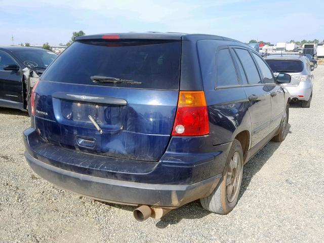 2C4GM48L25R368167 - 2005 CHRYSLER PACIFICA BLUE photo 4