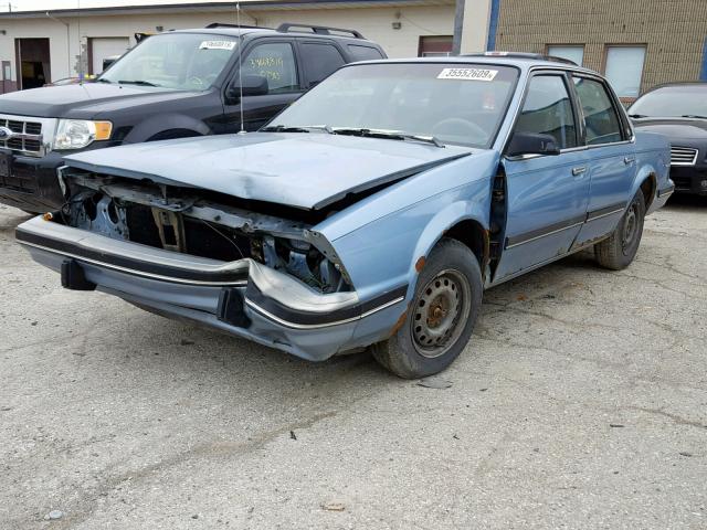 3G4AG54N4NS629260 - 1992 BUICK CENTURY SP BLUE photo 2