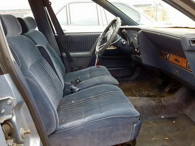 3G4AG54N4NS629260 - 1992 BUICK CENTURY SP BLUE photo 5