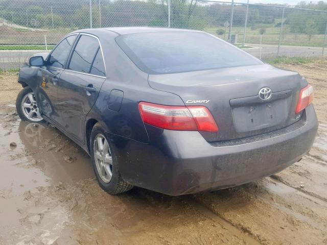 4T4BE46K47R005314 - 2007 TOYOTA CAMRY NEW GRAY photo 3