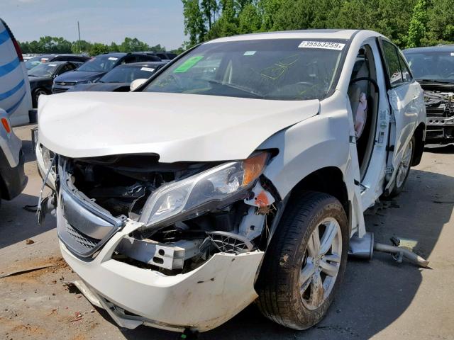 5J8TB3H5XDL014230 - 2013 ACURA RDX TECHNO WHITE photo 2