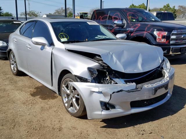 JTHBK262995089718 - 2009 LEXUS IS 250 SILVER photo 1