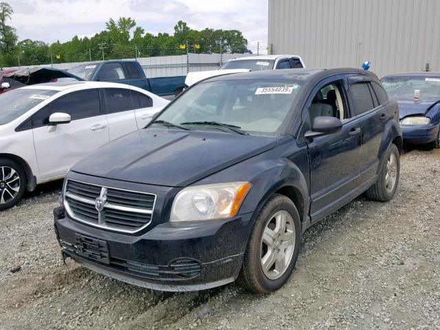 1B3HB48B47D218893 - 2007 DODGE CALIBER SX BLACK photo 2