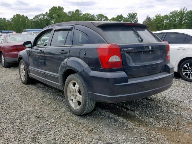 1B3HB48B47D218893 - 2007 DODGE CALIBER SX BLACK photo 3