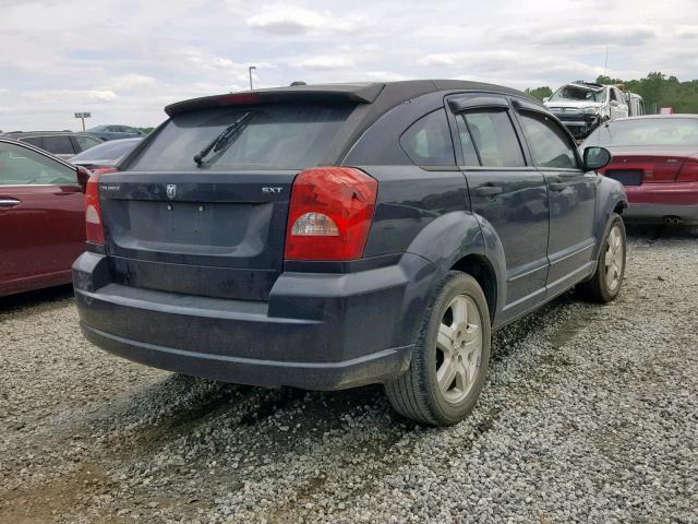 1B3HB48B47D218893 - 2007 DODGE CALIBER SX BLACK photo 4