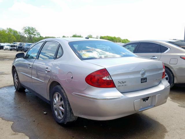 2G4WC582981192275 - 2008 BUICK LACROSSE C SILVER photo 3