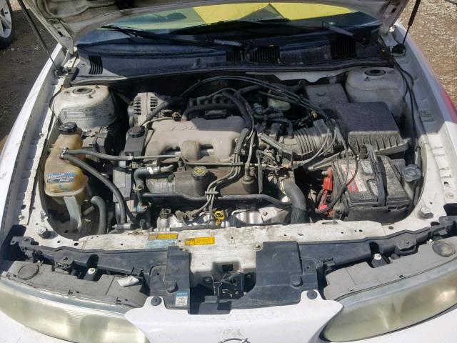 1G3NL52E5XC431266 - 1999 OLDSMOBILE ALERO GL WHITE photo 7