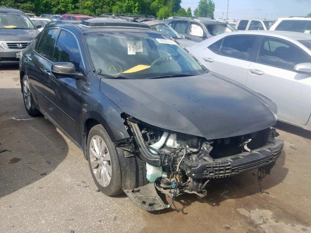 1HGCR3F81DA034015 - 2013 HONDA ACCORD EXL BROWN photo 1