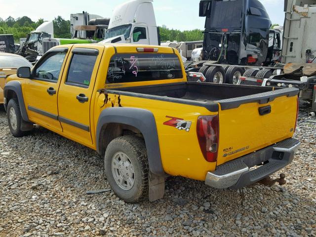 1GCDT13E878143814 - 2007 CHEVROLET COLORADO YELLOW photo 3