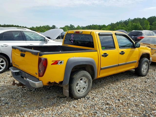 1GCDT13E878143814 - 2007 CHEVROLET COLORADO YELLOW photo 4