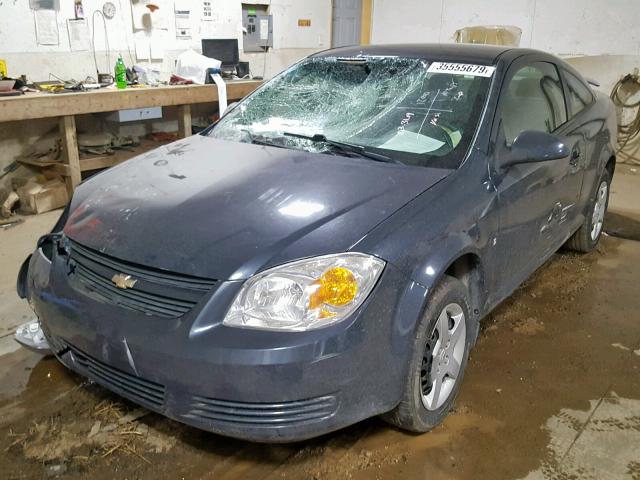 1G1AL18F987191200 - 2008 CHEVROLET COBALT LT GRAY photo 2