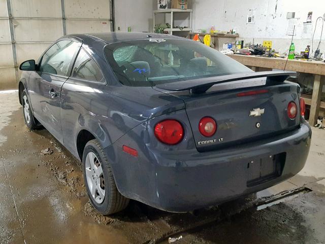 1G1AL18F987191200 - 2008 CHEVROLET COBALT LT GRAY photo 3