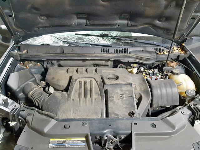 1G1AL18F987191200 - 2008 CHEVROLET COBALT LT GRAY photo 7