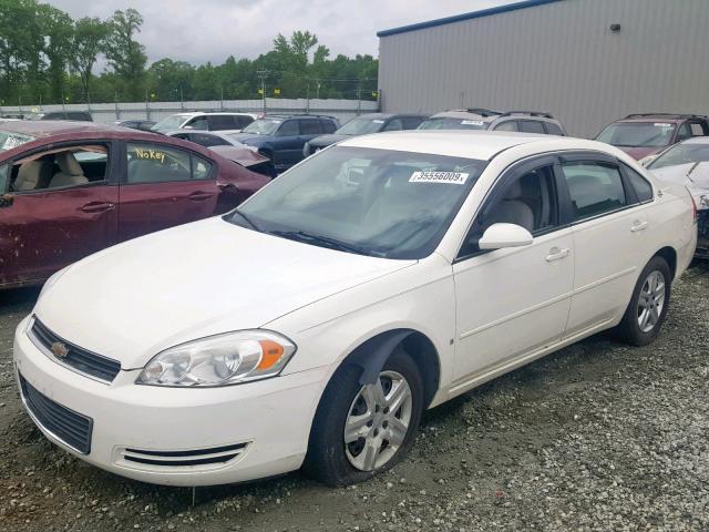 2G1WB58K481211752 - 2008 CHEVROLET IMPALA LS WHITE photo 2