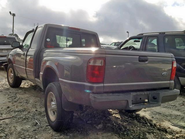 1FTYR44UX4PA85357 - 2004 FORD RANGER SUP GRAY photo 3