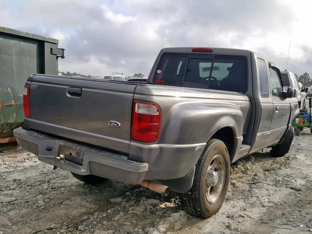 1FTYR44UX4PA85357 - 2004 FORD RANGER SUP GRAY photo 4