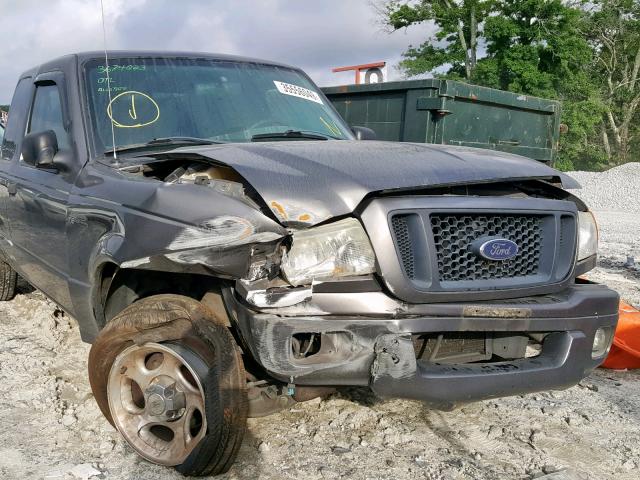 1FTYR44UX4PA85357 - 2004 FORD RANGER SUP GRAY photo 9