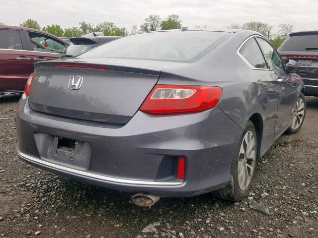 1HGCT1B85EA005534 - 2014 HONDA ACCORD EXL GRAY photo 4