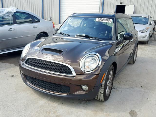 WMWMM33509TP90603 - 2009 MINI COOPER S C BROWN photo 2