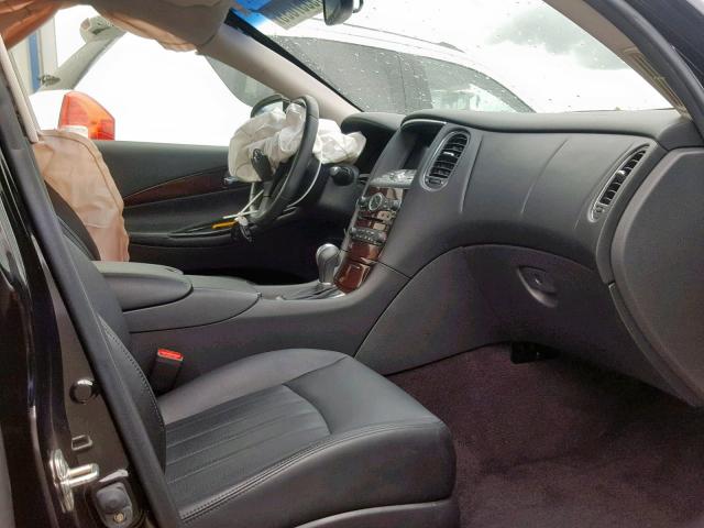 JN1AJ0HR8CM453626 - 2012 INFINITI EX35 BASE BLACK photo 5