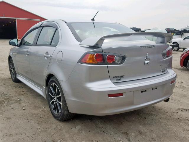 JA32V2FW4HU600699 - 2017 MITSUBISHI LANCER ES SILVER photo 3