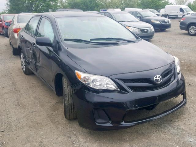 2T1BU4EE0CC785297 - 2012 TOYOTA COROLLA BA BLACK photo 1