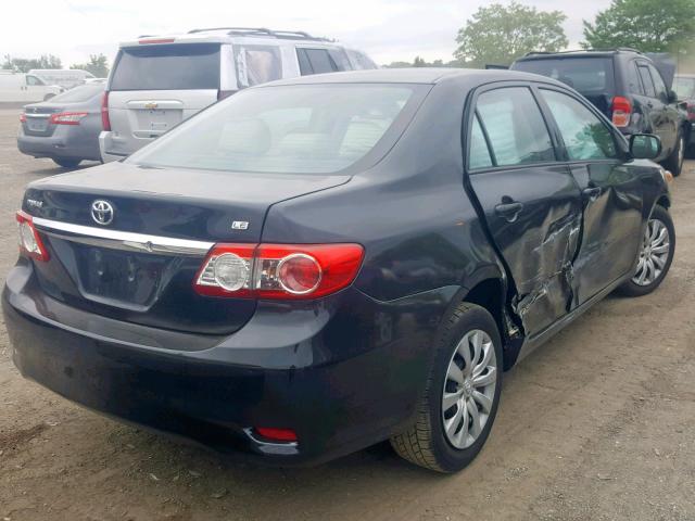 2T1BU4EE0CC785297 - 2012 TOYOTA COROLLA BA BLACK photo 4