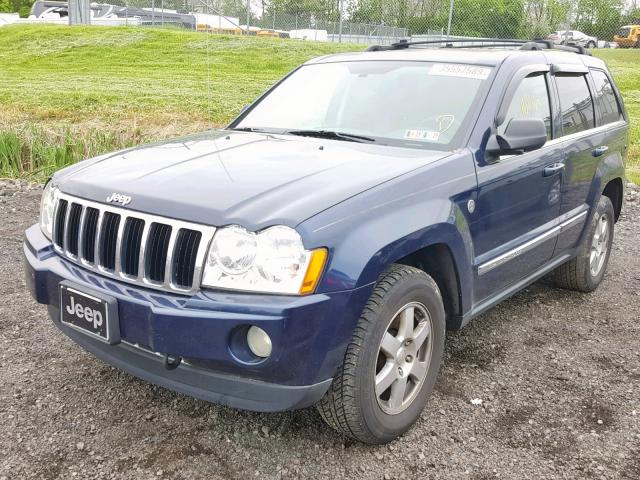 1J4HR58N85C575369 - 2005 JEEP GRAND CHER BLUE photo 2