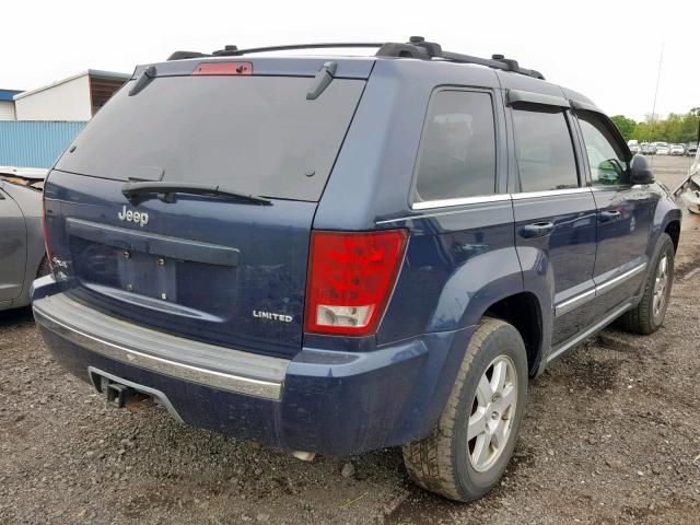 1J4HR58N85C575369 - 2005 JEEP GRAND CHER BLUE photo 4