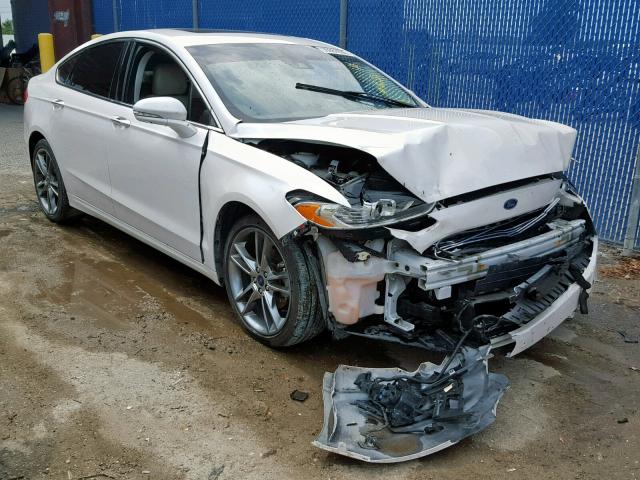 3FA6P0K90FR177924 - 2015 FORD FUSION TIT WHITE photo 1