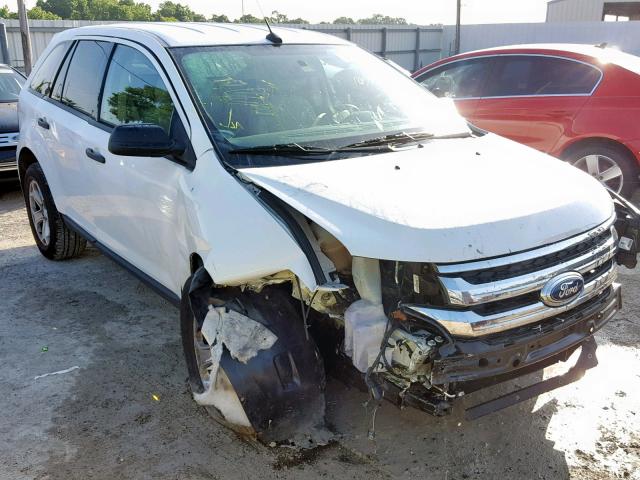 2FMDK4GC9EBB01168 - 2014 FORD EDGE SE WHITE photo 1