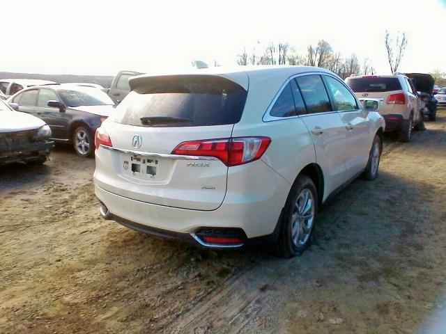 5J8TB4H38HL023941 - 2017 ACURA RDX WHITE photo 4