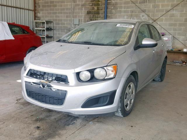 1G1JA5SH1G4101254 - 2016 CHEVROLET SONIC LS SILVER photo 2